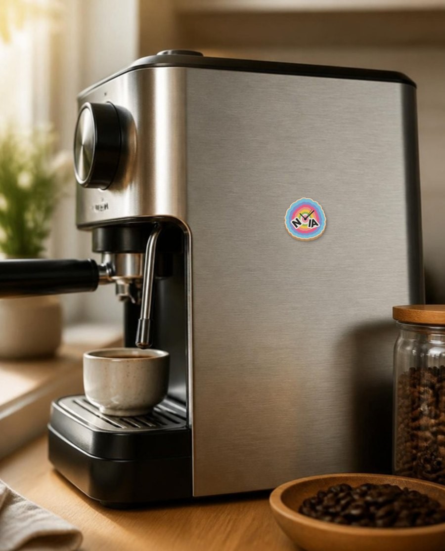 Il gettone Noia sulla macchinetta del caffè