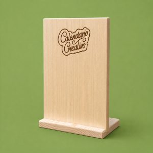 Calendario Creativo - solo base di legno