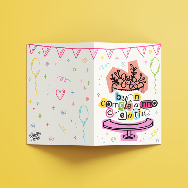 Compleanno Creativo (bianco) - immagine 2